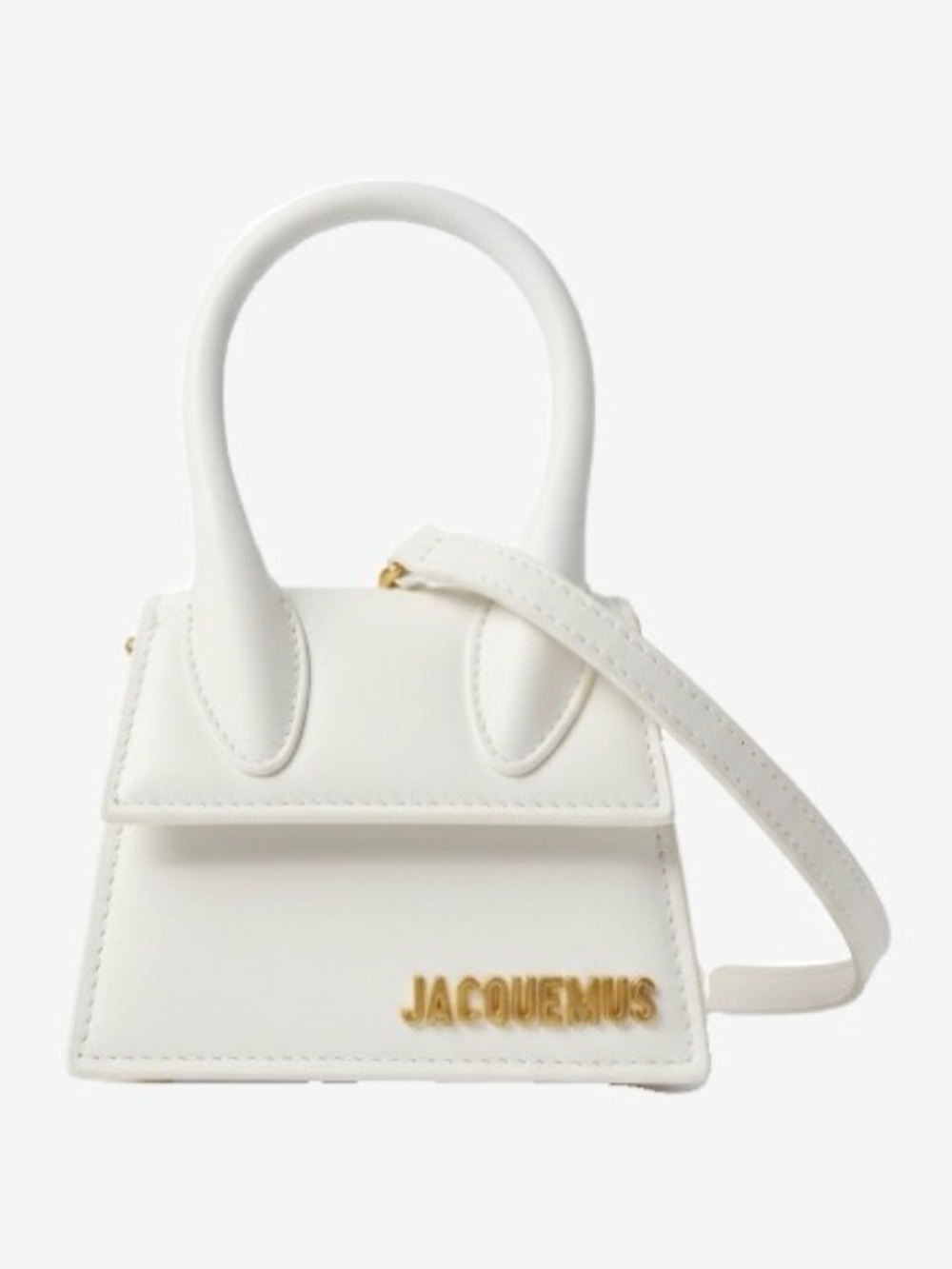 🛍️Jacquemus Authentic MINI Le Chiquito Elegant Cream/White Bag